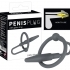 You2Toys Penisplug - silikónový krúžok na penis s kolíkom do močovej trubice (sivý)