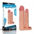 LOVETOY Pleasure X-Tender 2inch – realistický návlek na penis s dvojitou stimuláciou (+5 cm)