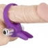 SMILE Rabbit - vibračný krúžok na penis (fialový)