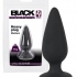 Black Velvet Heavy – 75 g-ové análne dildo (čierne)