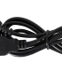 Black Velvets Rechargeable Beads – nabíjací análny vibrátor s 5 guličkami (čierny)