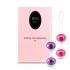 FeelzToys Jena Geisha Balls - kombinovateľné venušine guličky (ružové-fialové)