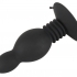 Black Velvets Bouncing Plug - pružinové análne dildo s prísavkou (čierne)
