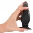 Black Velvets Bouncing Plug - pružinové análne dildo s prísavkou (čierne)