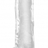 King Cock Clear 7 - prísavka, dildo so semenníkmi (18cm)