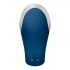 Satisfyer Double Love - nabíjací, vodotesný smart párový vibrátor s diaľkovým ovládačom (modrý)