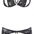 Cottelli - open lace lingerie set (black)